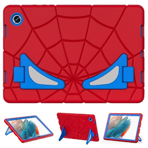 Shockproof Silicone + PC Case for Samsung Galaxy Tab A8 10.5 2021 (Red+Blue) - 1