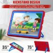 Shockproof Silicone + PC Case for Samsung Galaxy Tab A8 10.5 2021 (Red+Blue) - 3