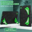 Samsung Galaxy Tab A8 10.5 2021 Shockproof Case Black+Green - 4