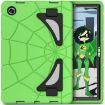 Samsung Galaxy Tab A8 10.5 2021 Shockproof Case, Silicone + PC, Green/Black - 2
