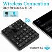 Bluetooth 5.0 Wireless Painting Keyboard - 35 Keys Keypad (Black) - 2