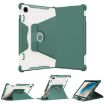 Samsung Galaxy Tab A8 10.5 2021 Green 360 Rotating Leather Case - 1