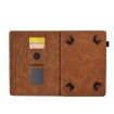 7" Tablet Case - Tower Embossed Leather Cover, Brown - 4