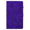 Samsung Galaxy Tab A 8.0 2019 T290 Purple Embossed Leather Case - 2