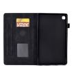 Samsung Galaxy Tab A 8.0 2019 T290 Embossed Leather Case Black - 4