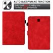 Samsung Galaxy Tab A 8.0 T350 Red Leather Embossed Tablet Case - 7