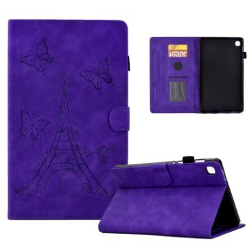 Samsung Galaxy Tab A7 10.4 2020 T500 Purple Leather Tablet Case - 1