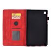 Samsung Galaxy Tab A7 10.4 2020 T500 Red Leather Tablet Case - 4