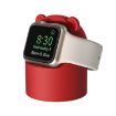 Apple Watch Silicone Charging Holder (Red) - No Charger Included - 1