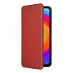 Ulefone Note 14 Brown Flip Leather Phone Case - Carbon Fiber Texture - 2