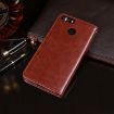 Ulefone MIX 2 Red Leather Case: Flip Cover, Card Slots, Wallet Holder - 3