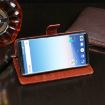 Ulefone MIX 2 Red Leather Case: Flip Cover, Card Slots, Wallet Holder - 5