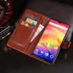 Ulefone Note 7 Red Leather Case with Holder, Card Slots & Wallet - 6
