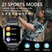PG333 1.91" Waterproof Smart Sports Watch with Heart Rate & BP Monitor Orange - 5