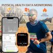 PG333 1.91" Waterproof Smart Sports Watch with Heart Rate & BP Monitor Orange - 8