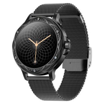 Waterproof Smart Wristband with Heart Rate & Blood Pressure Monitor - Black - 1