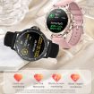 Waterproof Smart Wristband with Heart Rate & Blood Pressure Monitor - Black - 7