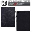 Samsung Galaxy Tab A8 10.5 2021 Leather Case Peony Butterfly Black - 7