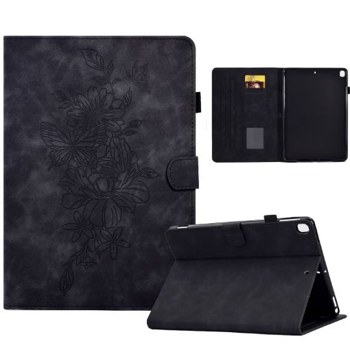 Samsung Galaxy Tab A7 10.4 2020 T500 Peony Butterfly Leather Case - 1