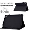 Samsung Galaxy Tab A7 10.4 2020 T500 Peony Butterfly Leather Case - 5