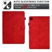 Samsung Galaxy Tab A7 T500/T505 2020 Red Rhombus Leather Case - 2
