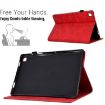 Samsung Galaxy Tab A7 T500/T505 2020 Red Rhombus Leather Case - 3