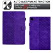 Samsung Galaxy Tab A7 2020 Rhombus Leather Case Purple T500/T505 - 2