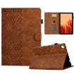 Samsung Galaxy Tab A7 T500/T505 2020 Brown Rhombus Leather Case - 1