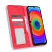 Ulefone Note 14 Red Leather Phone Case with Magnetic Buckle Retro Texture - 4