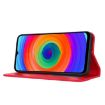 Ulefone Note 14 Red Leather Phone Case with Magnetic Buckle Retro Texture - 5