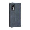 Ulefone Note 14 Blue Leather Phone Case with Magnetic Buckle Retro Texture - 3