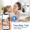 ESCAM 2.0MP 1080P Light Bulb WiFi Camera with Night Vision & Two-way Voice - 8