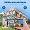 DP27 1080P Clock Plug Card WiFi Camera, Two-way Voice, US Plug White - 8