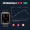 Rogbid Tank S2 Smart Watch - 1.83" IPS, Bluetooth Call, BP, Sleep Monitor - 9