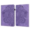Peacock Embossed Leather Case for Samsung Galaxy Tab A 9.7 T550/T555 Purple - 1