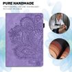 Peacock Embossed Leather Case for Samsung Galaxy Tab A 9.7 T550/T555 Purple - 5
