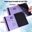 Peacock Embossed Leather Case for Samsung Galaxy Tab A 9.7 T550/T555 Purple - 9