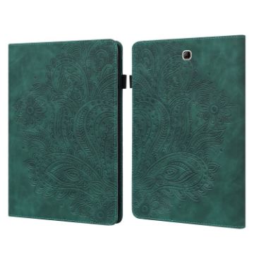 Samsung Galaxy Tab A 9.7 T550/T555 Peacock Leather Case - Green - 1