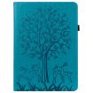 Samsung Galaxy Tab A 9.7 T550/T555 Tree & Deer Leather Case - Blue - 2