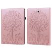 Samsung Galaxy Tab A 9.7 T550/T555 Pink Tree & Deer Leather Case - 1