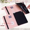 Samsung Galaxy Tab A 9.7 T550/T555 Pink Tree & Deer Leather Case - 4