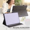 Samsung Galaxy Tab A 9.7 T550/T555 Tree & Deer Leather Case Grey - 5