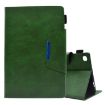 Samsung Galaxy Tab A8 10.5 2021 Green Suede Leather Tablet Case - 1