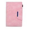 Samsung Galaxy Tab A8 10.5 2021 Pink Suede Leather Tablet Case - 2