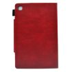 Samsung Galaxy Tab A8 10.5 2021 Red Suede Leather Case with Magnetic Clasp - 3