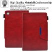 Samsung Galaxy Tab A8 10.5 2021 Red Suede Leather Case with Magnetic Clasp - 6