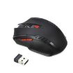 Wireless Office Mouse - 6 Keys, 2.4G, 1600DPI, Adjustable, Black - 3