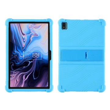 TCL 10 Tab Max 10.36" Silicone Case with Invisible Bracket - Sky Blue - 1