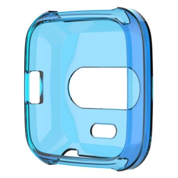 Fitbit Versa Lite Silicone Protective Case - Transparent Blue - 1