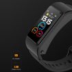 H21 Smart Watch: 1.14" Leather Band, Temp Measure, Bluetooth Call, Gold - 4